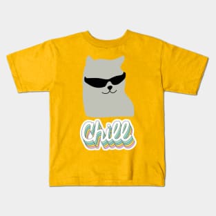 Cat Chilling Kids T-Shirt